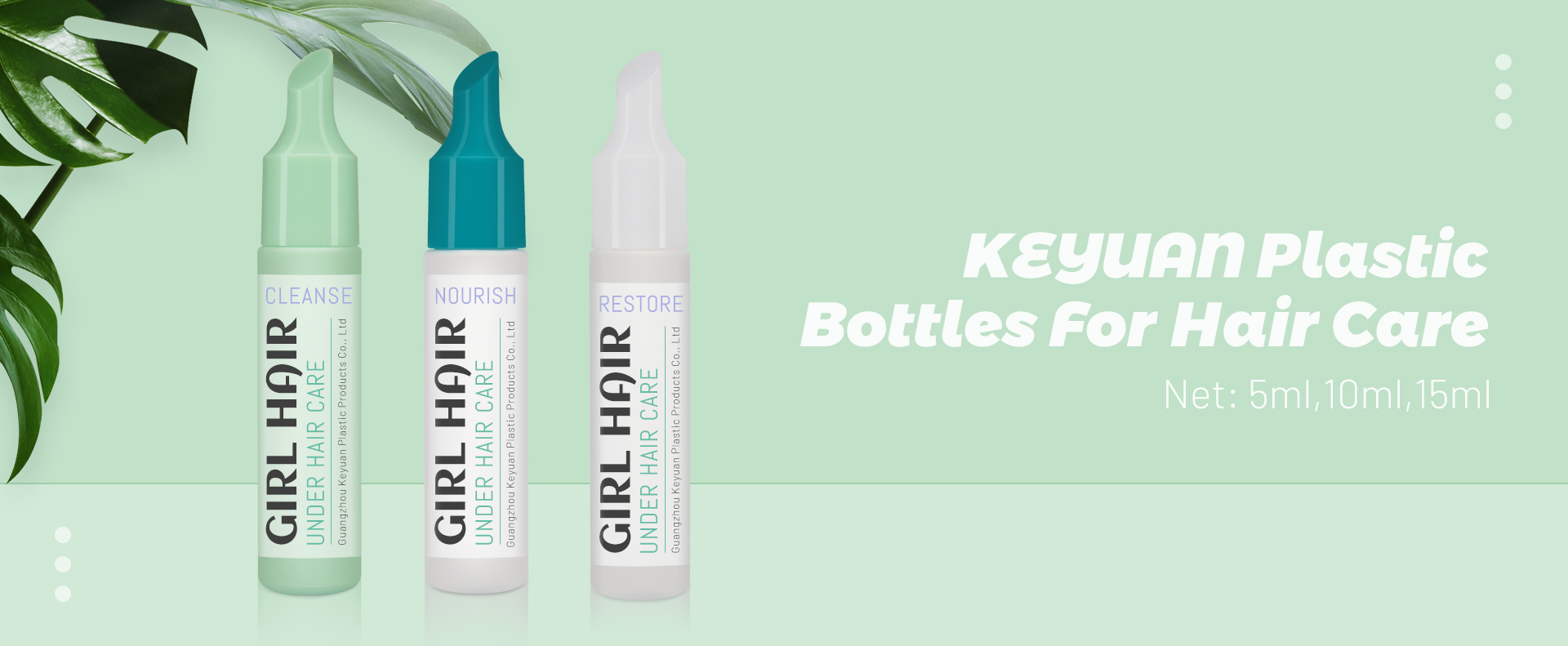 KY122 Hair Care HDPE Mini Pocket Travelling Plastic Bottles