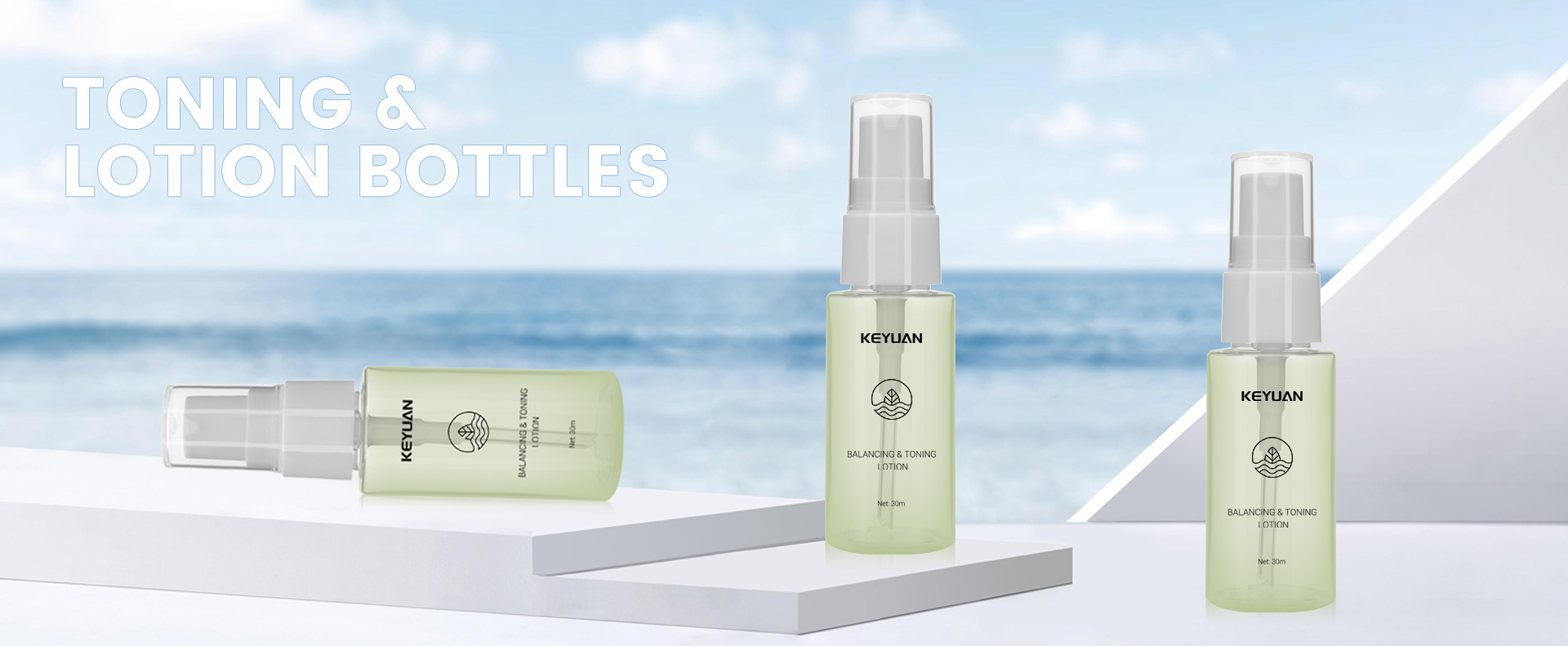 KY114 Balancing Toning Lotion Spray Cosmetic Plastic Bottles PET Easy-carrying Pocket Travelling