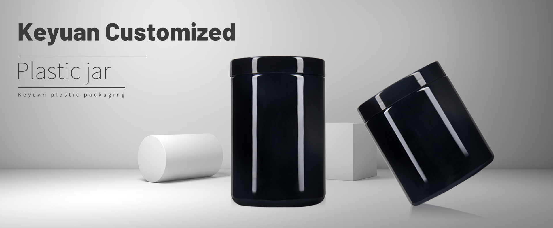 KY194 Black Medicine Bottles PET 500ml 700ml Pill Bottle with Screw Cap Empty Plastic Capsule Container
