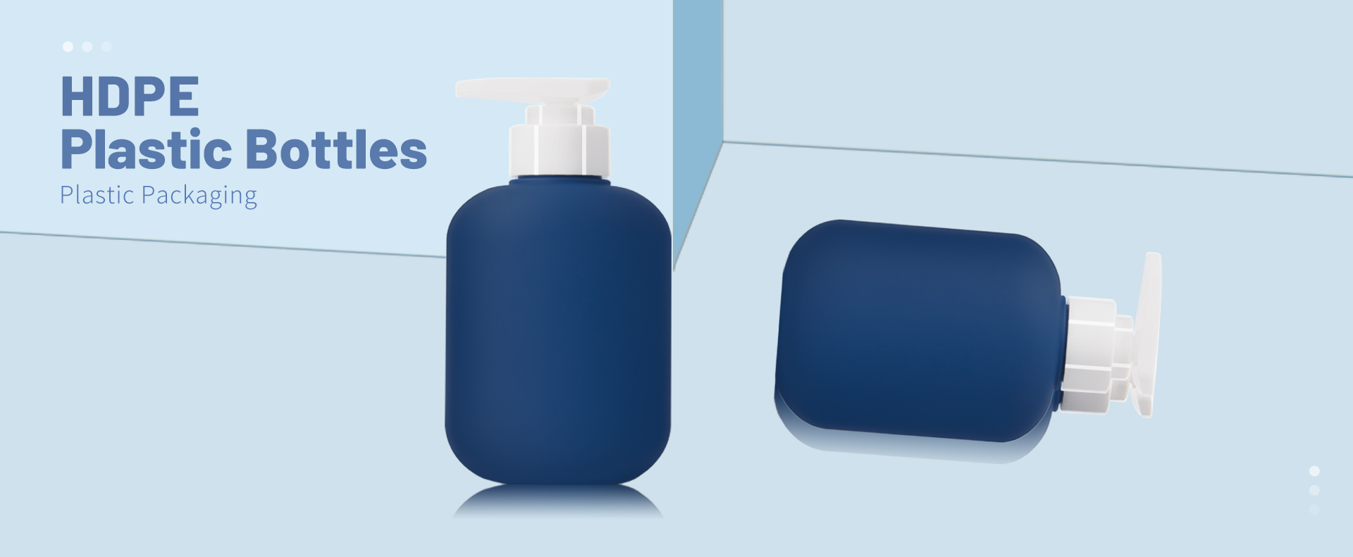 KY200 High Quality 300ml HDPE Plastic Shampoo Bottle Shower Gel Bottle with Pump