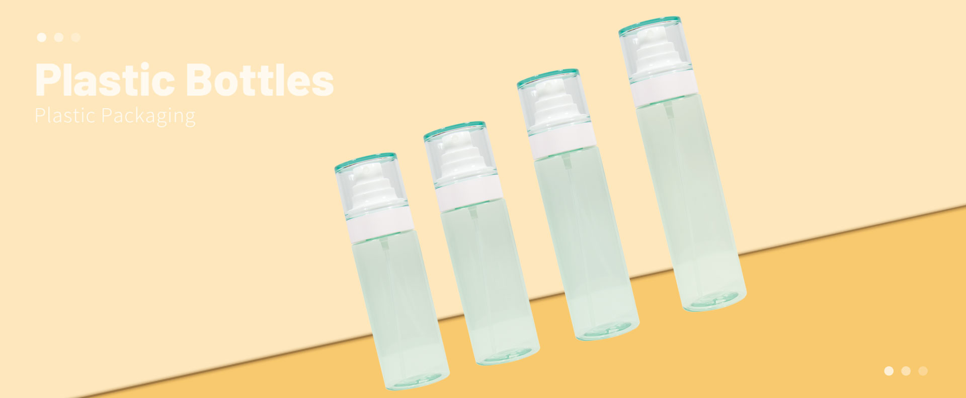 KY216-1 A Series of Green Cosmetics and Skin Care Products 80ml 100ml 120ml 140ml Essence Lotion Bottle Toner Bottle Alcohol Spray Bottle