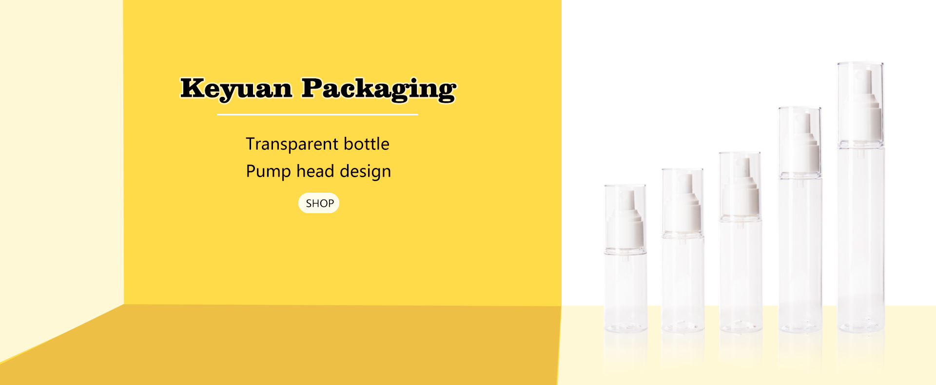 KY216-4 Small Capacity Pocket Portable Clear Cosmetic Bottle Toner Alcohol Spray Plastic Packaging Bottle