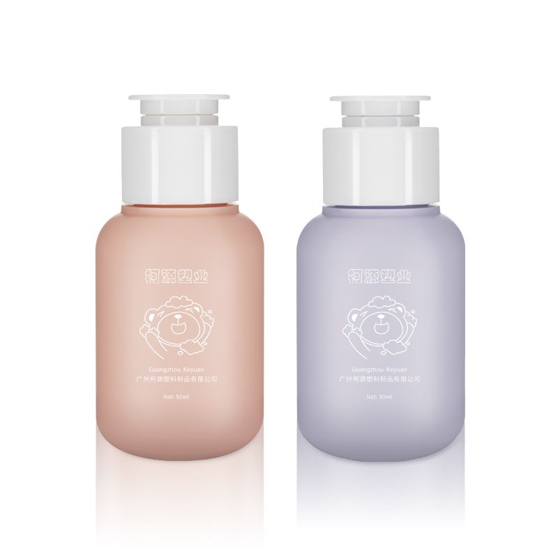 50ml HDPE Mini Pocket Travelling Plastic Baby Body Lotion Bottle with Soft Touch Effect