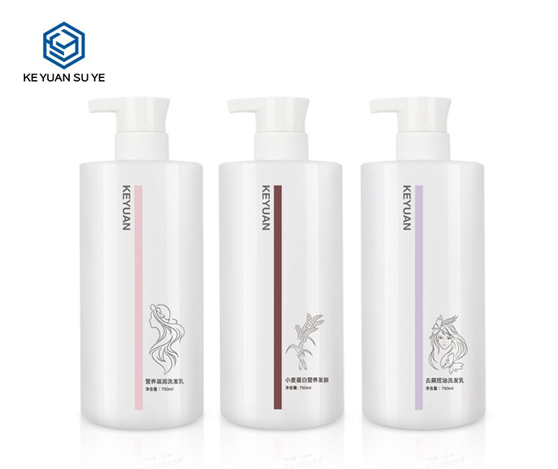 KY033 Luxury Shampoo Hair Care 750ml PET Plastic Bottles