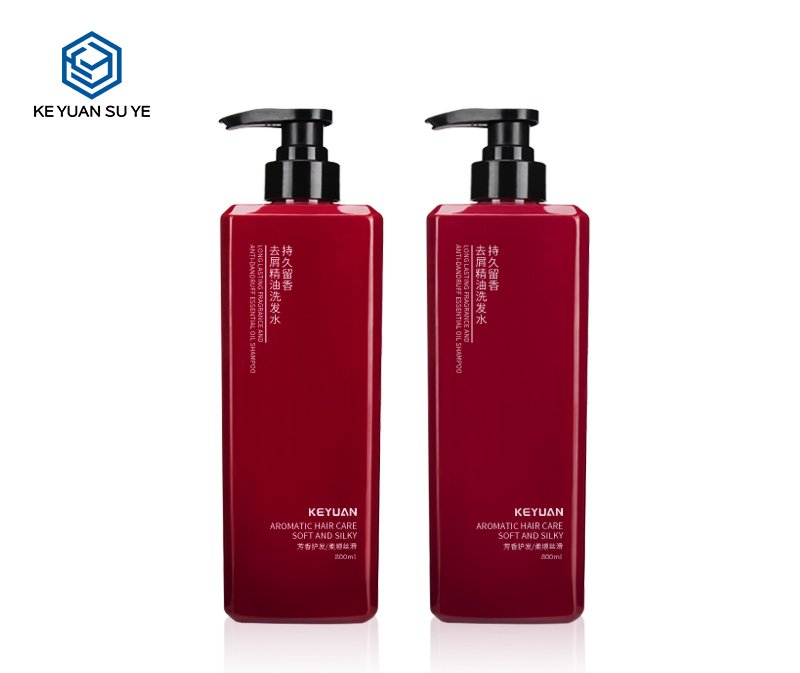 KY020 PET Recyclable Plastic Bottles 300ml 500ml 800ml Long Lasting Repairing Shampoo Bottles