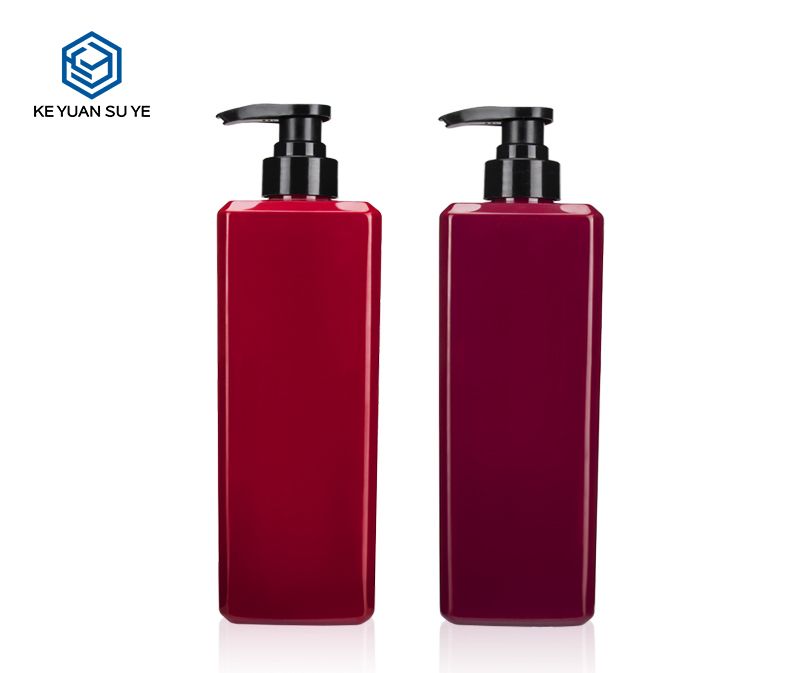 KY020 PET Recyclable Plastic Bottles 300ml 500ml 800ml Long Lasting Repairing Shampoo Bottles