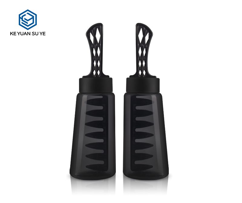 KY026 One Time Black Salon Hair PET Coloring Comb Bottle 280ml