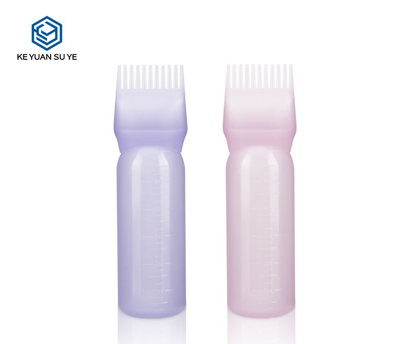 KY071 Salon Hair HDPE Coloring Comb Bottle 150ml