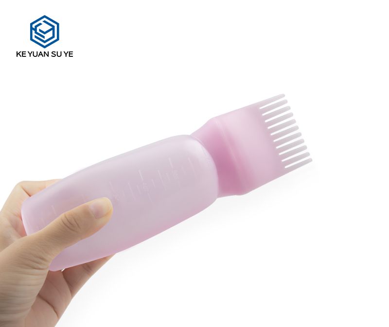KY071 Salon Hair HDPE Coloring Comb Bottle 150ml