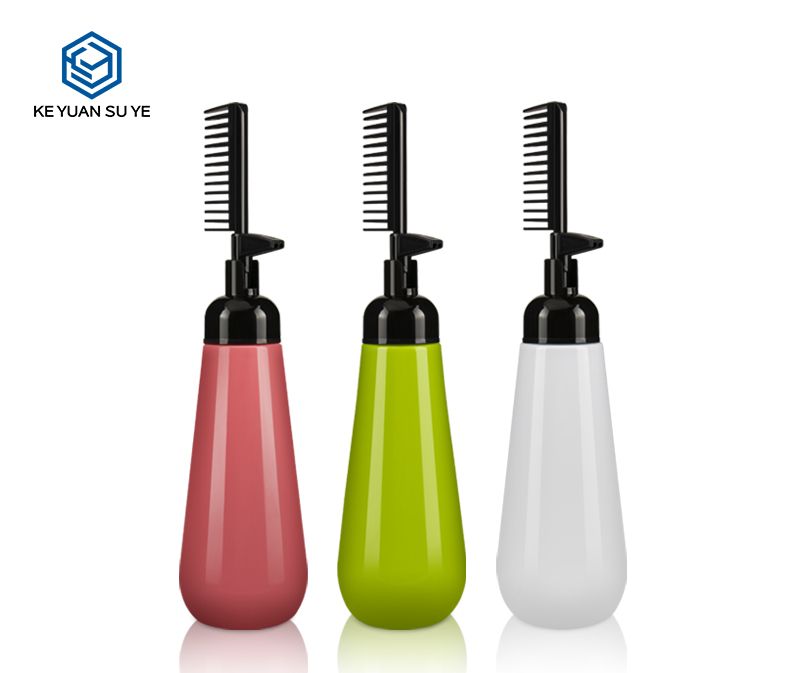 KY075 Salon Hair PET Coloring Comb Bottle 200ml