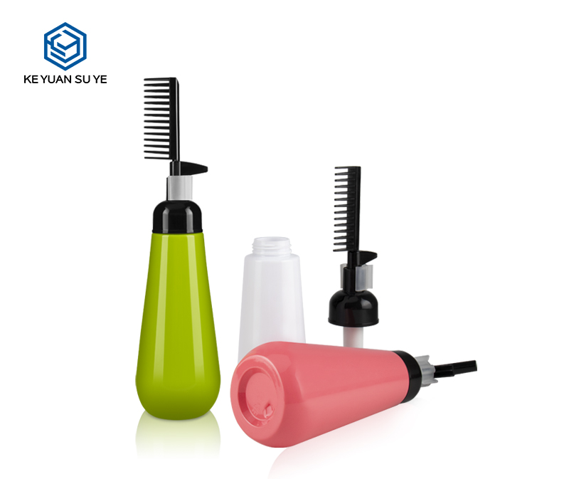 KY075 Salon Hair PET Coloring Comb Bottle 200ml