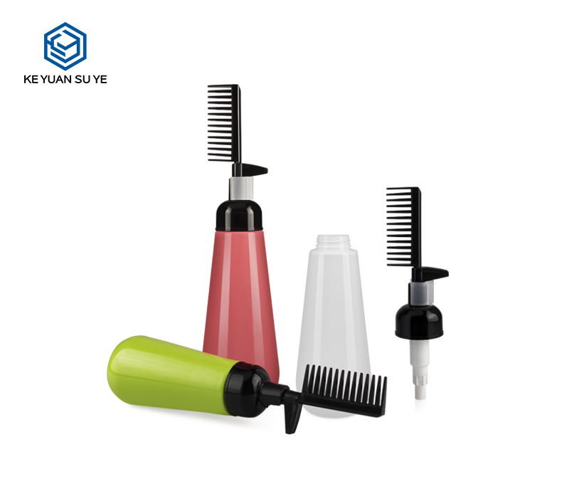 KY075 Salon Hair PET Coloring Comb Bottle 200ml