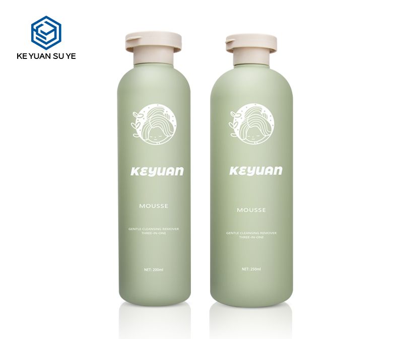 KY111 Green Series HDPE Plastic Body Lotion Bottle with Soft Touch Effect