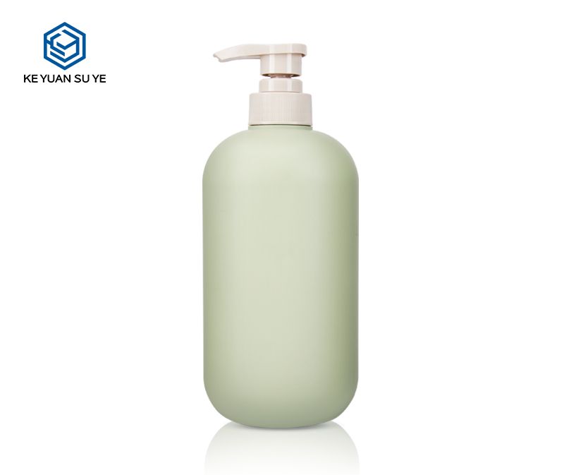 KY111 Green Series HDPE Plastic Body Lotion Bottle with Soft Touch Effect