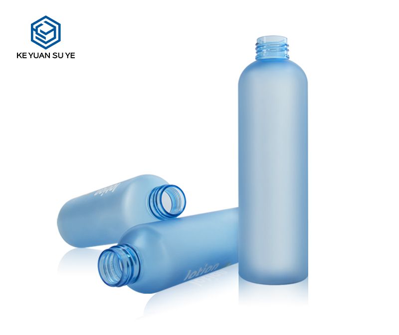 KY135-1 Luxury Cosmetic Beauty Skin Care PET Plastic Bottle Blue Series