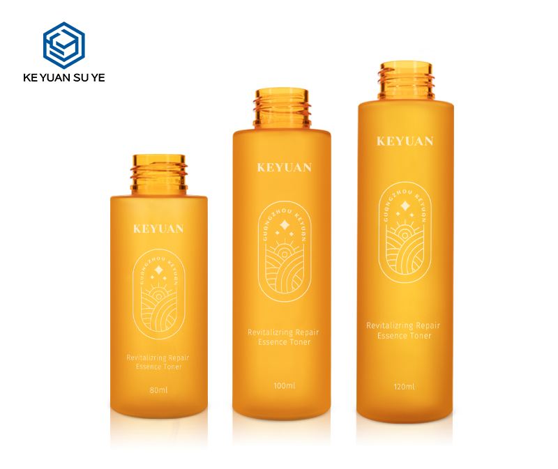 KY144 High Quality Cosmetic Beauty Skin Care Series PET Plastic Bottle with Shiny and Matte Finishing