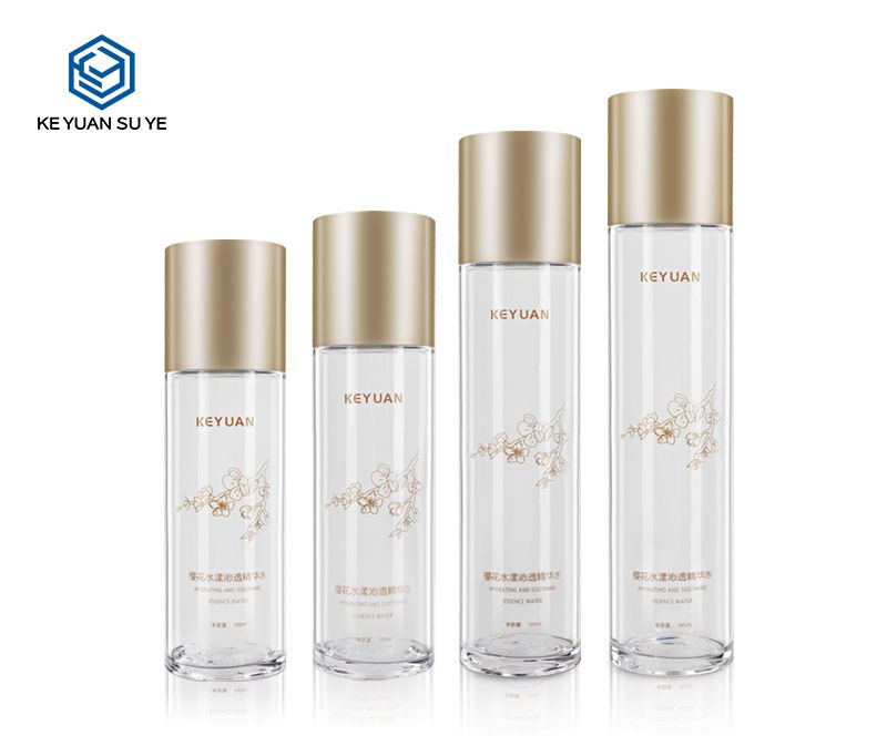 KY057 High Class Cosmetic Beauty Toner Lotion Double-wall PET Plastic Bottle with Shiny and Matte Finishing 100ml 120ml 150ml 180ml