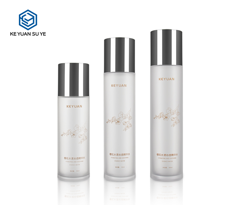 KY057 High Class Cosmetic Beauty Toner Lotion Double-wall PET Plastic Bottle with Shiny and Matte Finishing 100ml 120ml 150ml 180ml