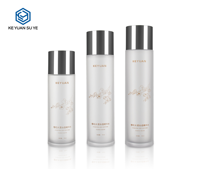 KY057 High Class Cosmetic Beauty Toner Lotion Double-wall PET Plastic Bottle with Shiny and Matte Finishing 100ml 120ml 150ml 180ml
