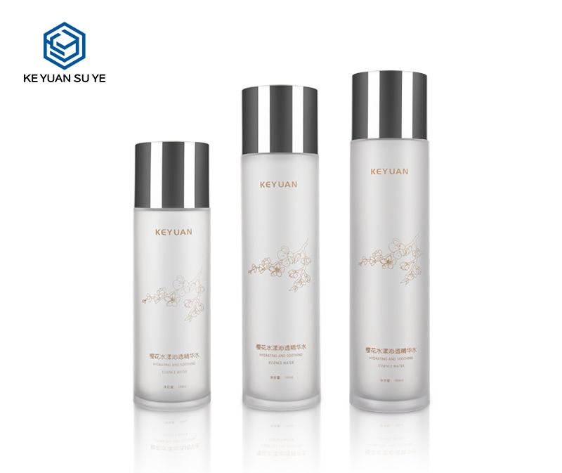 KY057 High Class Cosmetic Beauty Toner Lotion Double-wall PET Plastic Bottle with Shiny and Matte Finishing 100ml 120ml 150ml 180ml