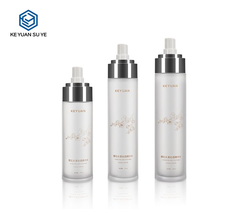 KY057 High Class Cosmetic Beauty Toner Lotion Double-wall PET Plastic Bottle with Shiny and Matte Finishing 100ml 120ml 150ml 180ml