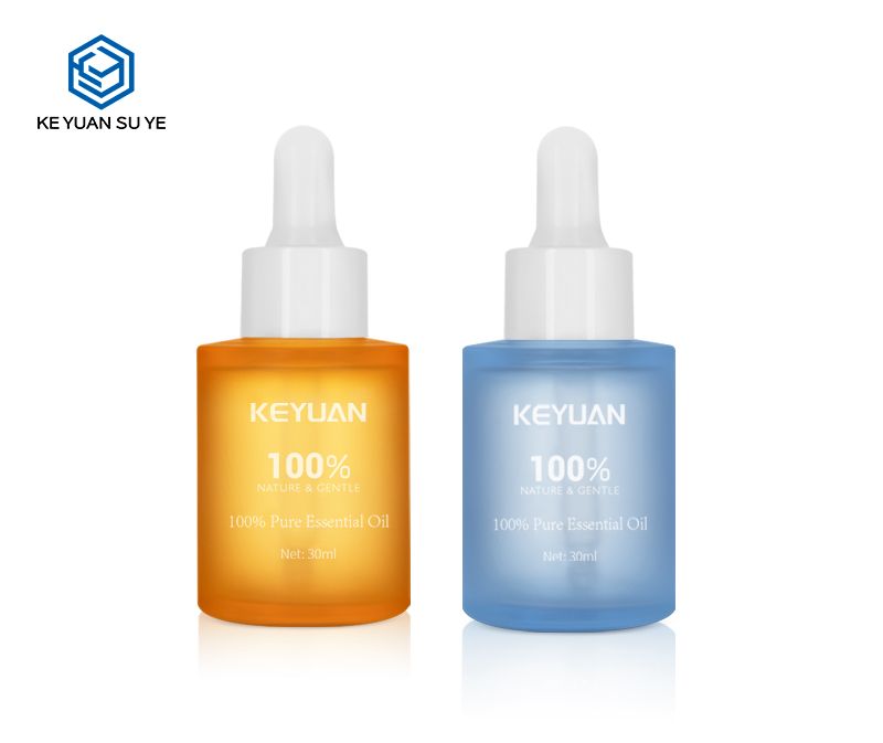 KY147 Cosmetic Beauty Essential Dropper Plastic Bottle Double-wall PET 30ml 50ml mini Straight Shoulder and Bottom