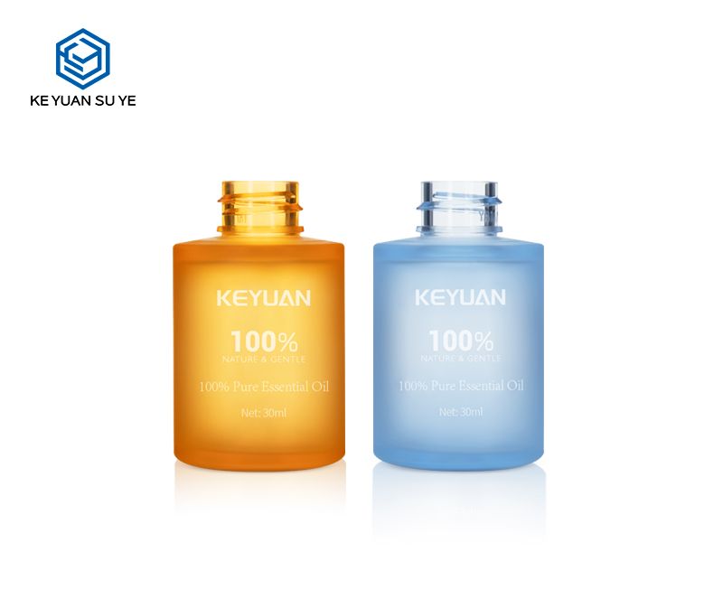 KY147 Cosmetic Beauty Essential Dropper Plastic Bottle Double-wall PET 30ml 50ml mini Straight Shoulder and Bottom