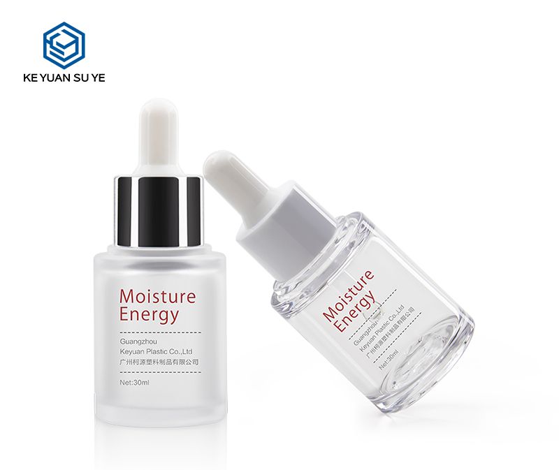 KY066 Cosmetic Beauty Essential Dropper Plastic Bottle Double-wall PET 30ml mini