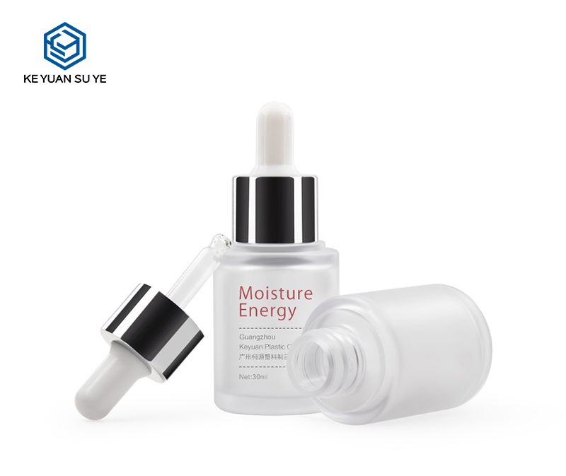 KY066 Cosmetic Beauty Essential Dropper Plastic Bottle Double-wall PET 30ml mini