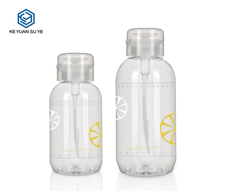 KY034 Cosmetic Beauty Makeup Remover Plastic Bottle 250ml 500ml PET