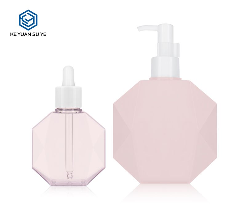 KY082 Diamond Cosmetic Beauty Essential Dropper Plastic Bottle PETG