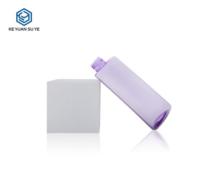 KY098 Cosmetic Beauty Makeup Remover Plastic Bottle 200ml Triangle Unique Shape