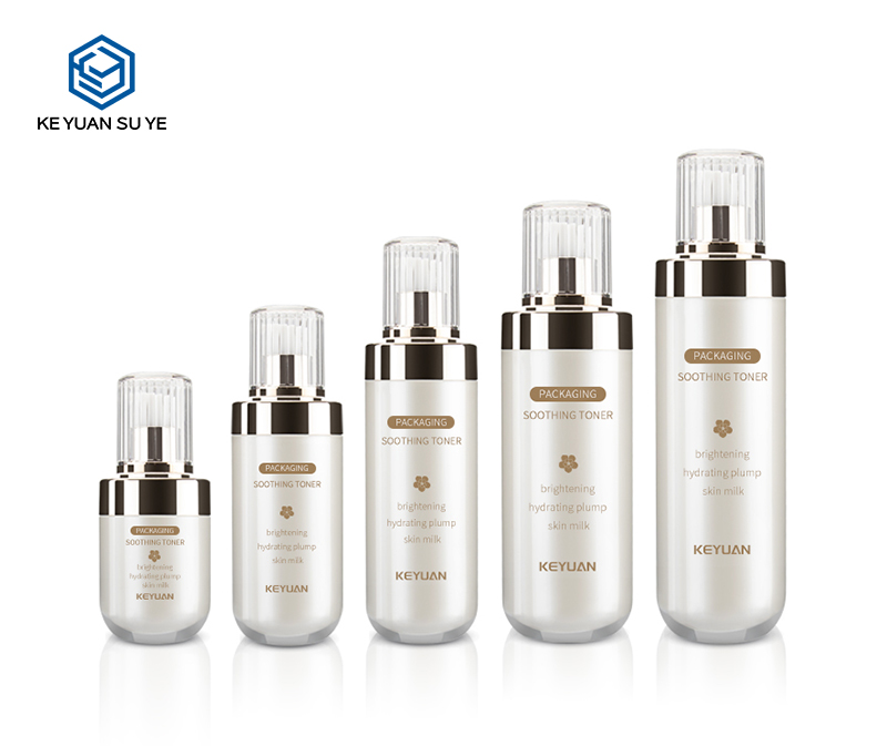 KY002AB Cylinder Acrylic Bottles Milk Lotion Liquid Bottles 25-120ml