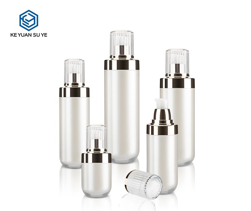 KY002AB Cylinder Acrylic Bottles Milk Lotion Liquid Bottles 25-120ml