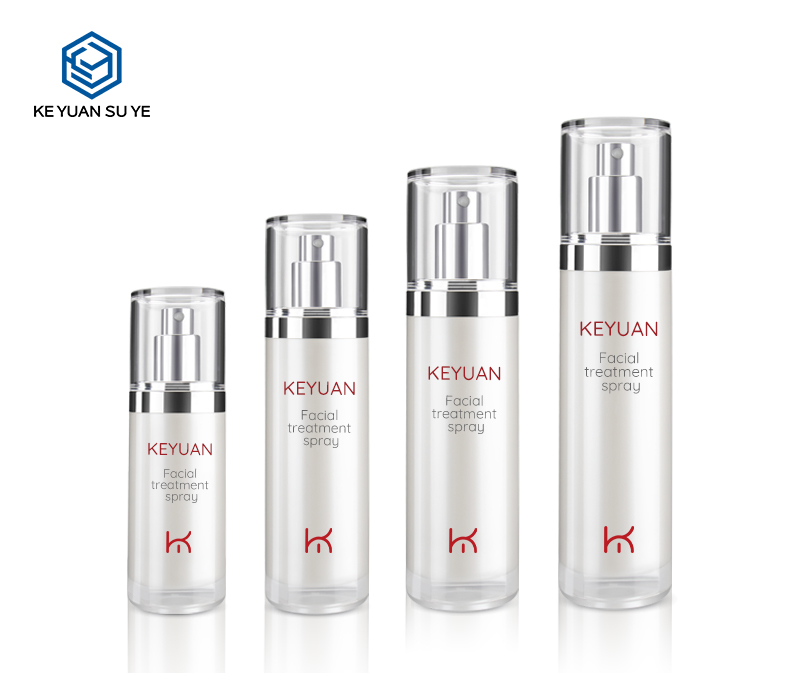 KY008AB Mist Spray Pump Acrylic Bottles Cosmetic Water Liquid Bottles 30-120ml