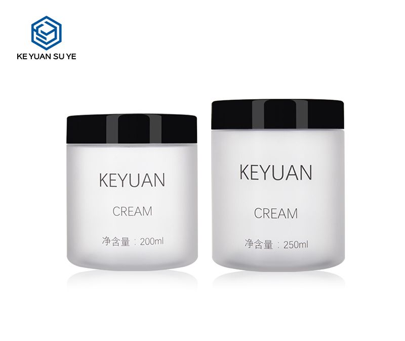 KY040PJ Hair Conditioner Plastic Jar Environmental Friendly 200ml 250ml PCR PET Bottle