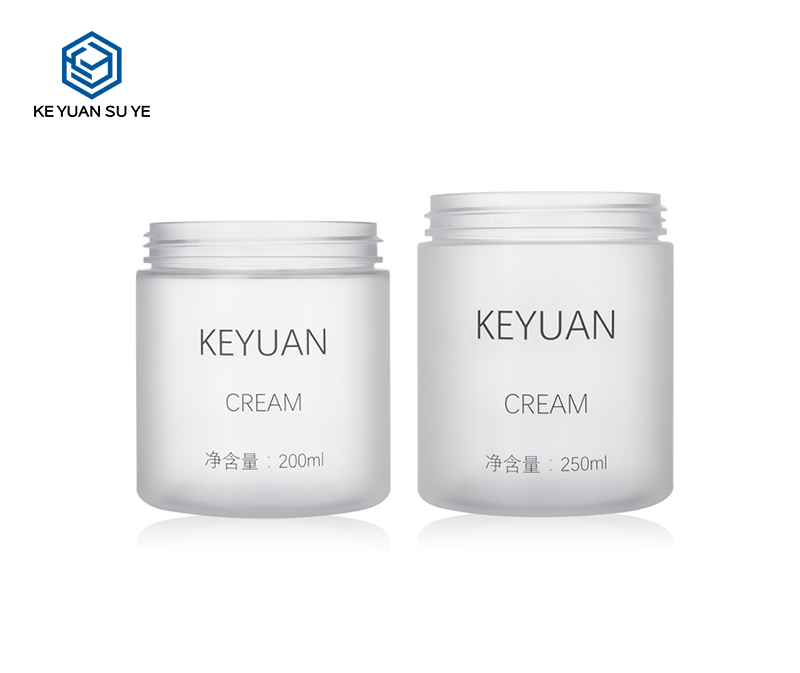 KY040PJ Hair Conditioner Plastic Jar Environmental Friendly 200ml 250ml PCR PET Bottle