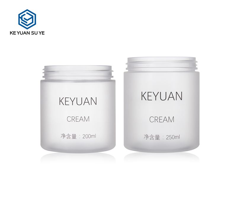 KY040PJ Hair Conditioner Plastic Jar Environmental Friendly 200ml 250ml PCR PET Bottle