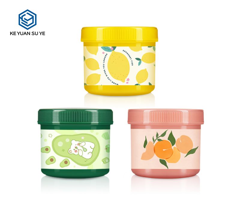 KY029PJ Jar Colorful Storage Plastic Jars 200gr-1L PP Recyclable