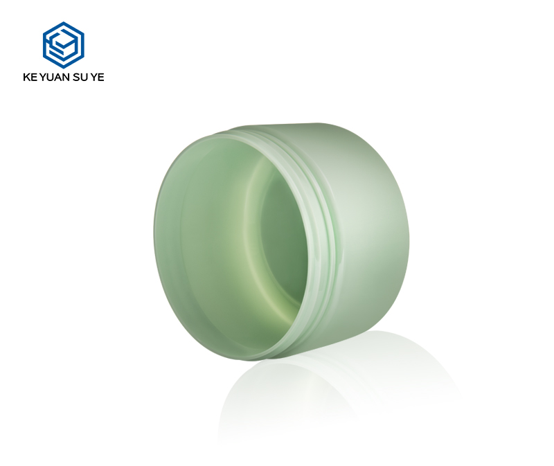 KY034PJ Cosmetic Mockup Avocado Plastic Jar 300ml 10fl.oz PCR PET Bottle  Eco Friendly