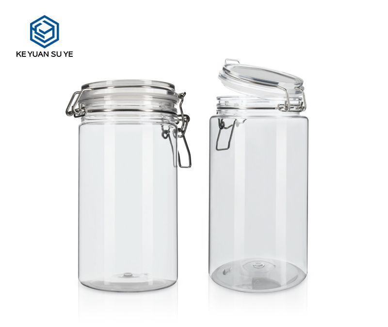 KY006PC Large Size Plastic Jars for Rose Flowers 500-1500ml PET Customs