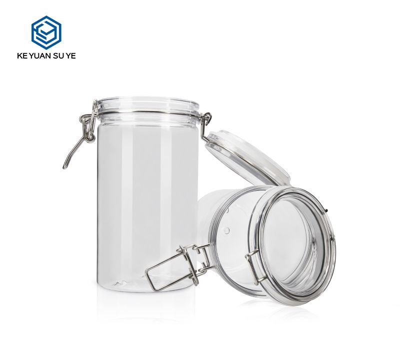 KY006PC Large Size Plastic Jars for Rose Flowers 500-1500ml PET Customs