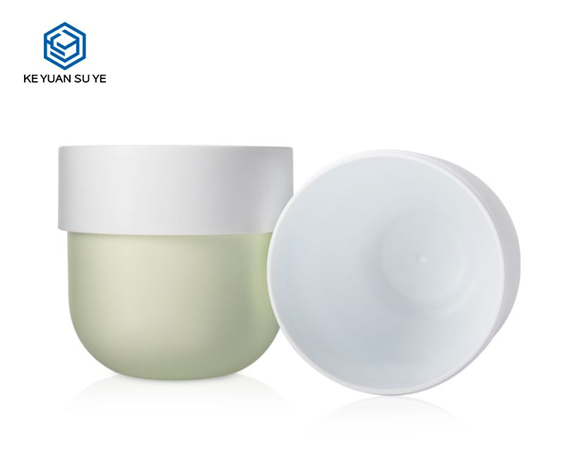 KY046PJ Avocado Moisturizing Face Cream 200ml 300ml 500ml PP Plastic Jar Eco Friendly
