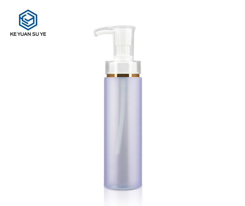 KY003 Moisture Energy Toner and Lotion Plastic Bottle 150ml 180ml PET with Glitter UV Purple