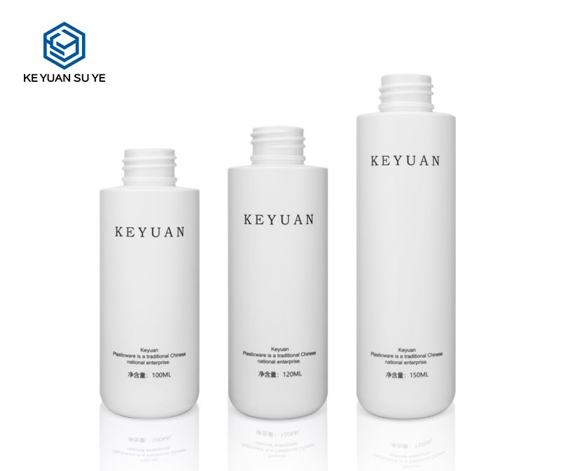 KY010 Moisturizing Light Facial Cleanser Cosmetic PET Plastic Bottle with Smooth Bottom Series