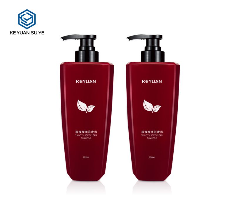 KY017 Smoth Soft Clean Shampoo 500ml PET Plastic Shampoo Conditioner Bottle