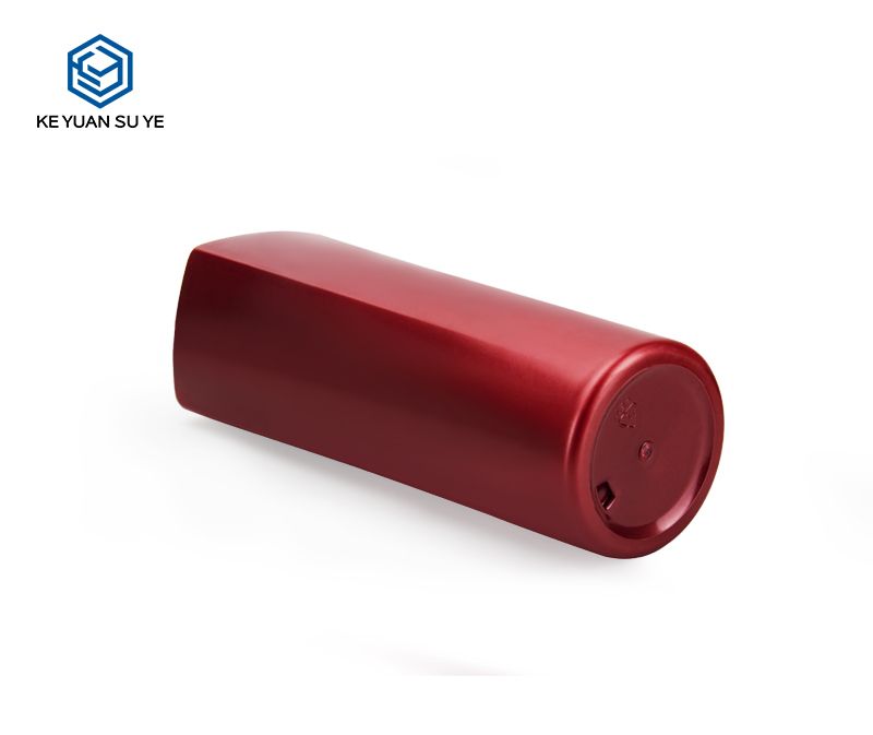 KY019 Professional Shampoo 750ml PET Plastic Shampoo Conditioner Bottle Dark Red Shiny