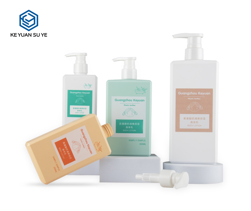 KY022-2 Natural Body Wash for men 200ml 250ml 350ml 500ml PETG Plastic Bottle Colorful