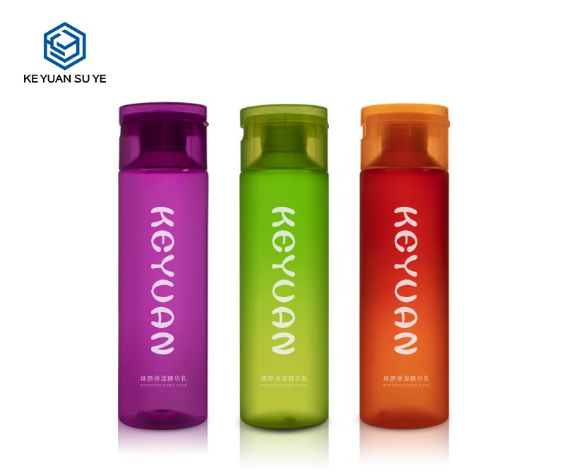 KY027 Encounter Shampoo Lotion 250ml PET Plastic Bottles Colorful Matte Finishing