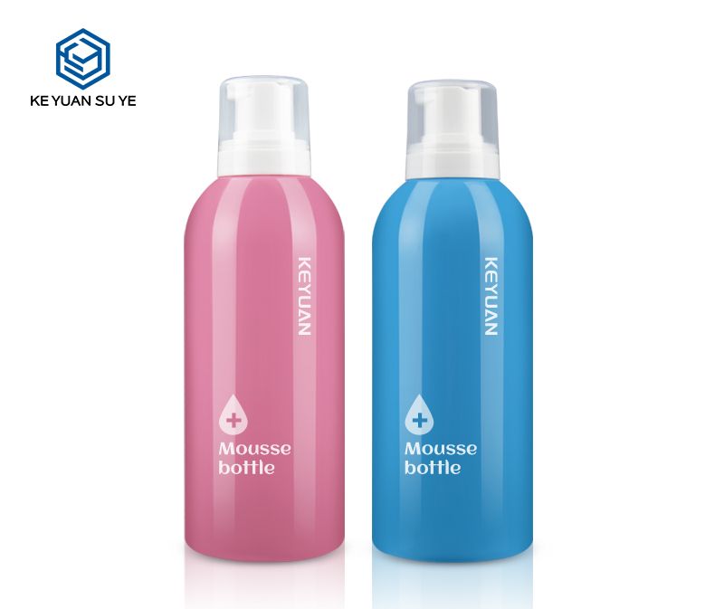 KY047 Mousse Sunscreen Spray Bottles 150ml 400ml PET Plastic Bottles